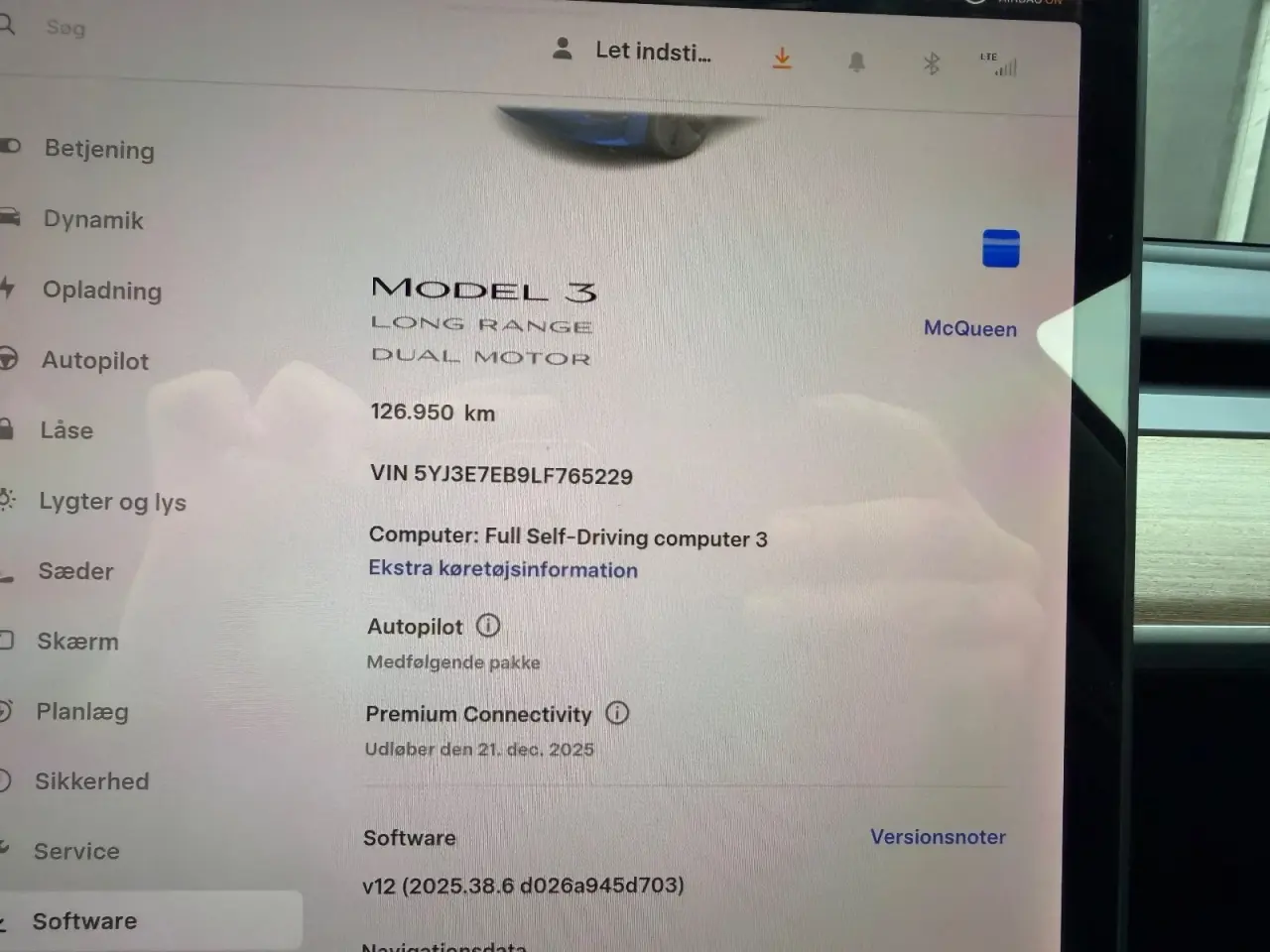 Billede 11 - Tesla Model 3  Long Range AWD