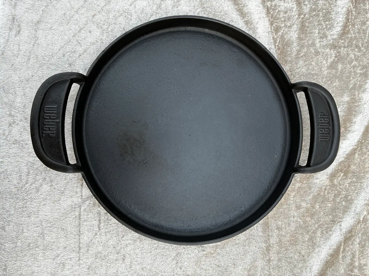 Billede 1 - Weber støbejerns pande rund (Ø30 cm) til grill