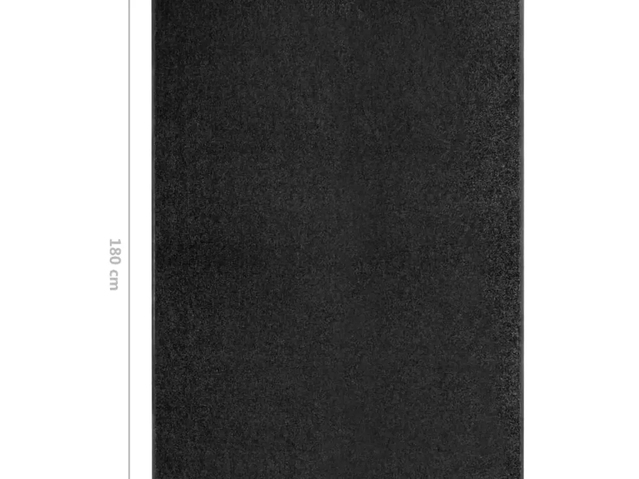 Billede 6 - Vaskbar dørmåtte 120×180 cm - sort, indendørs/udendørs