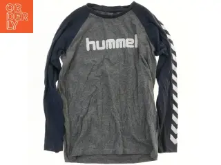 Langærmet T-shirt med logo fra Hummel (str. 152)