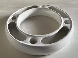 Adventsstage hvid porcelæn