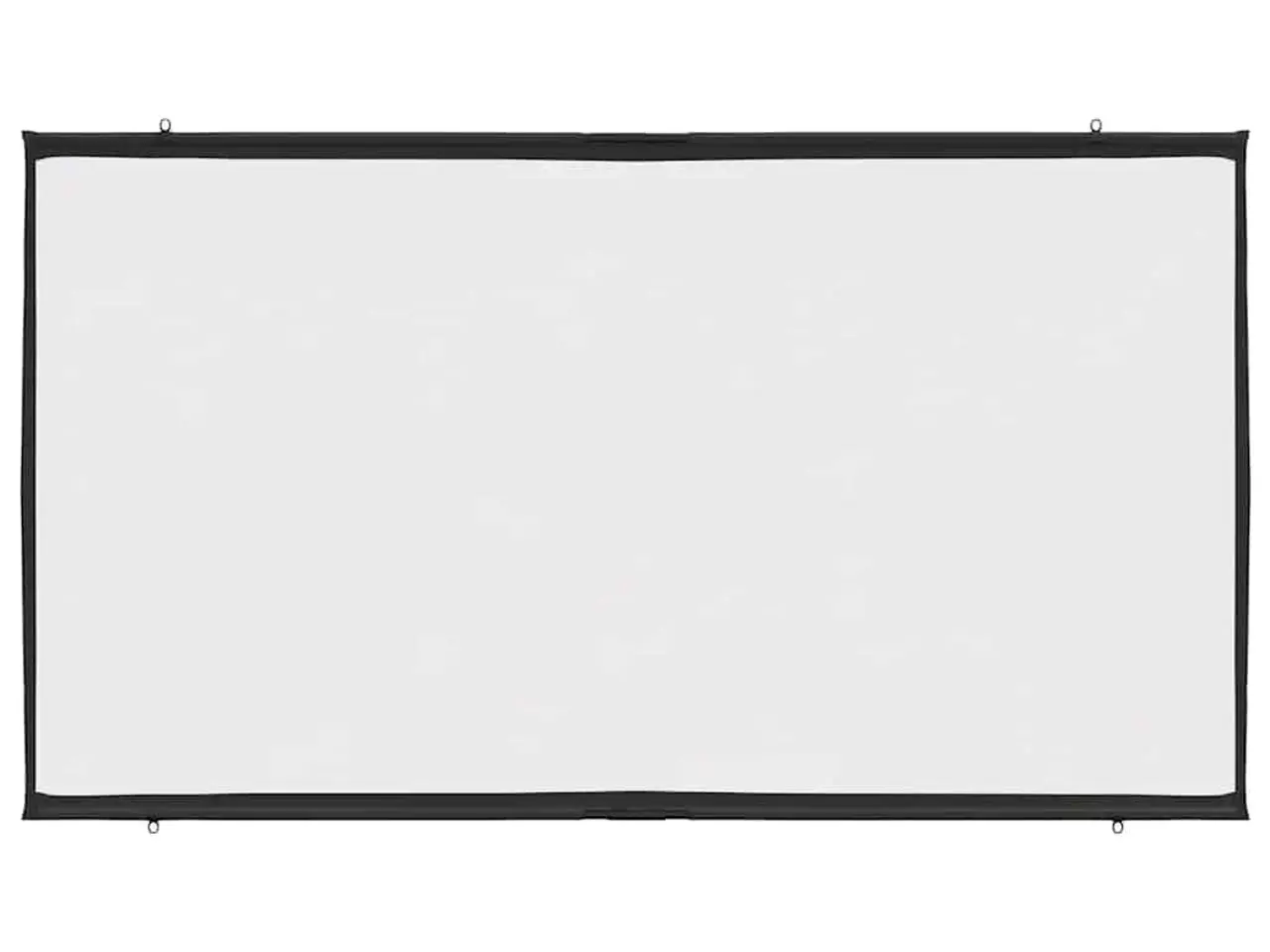 Billede 4 - Væghængt projektionslærred 100" 16:9 - mat hvid