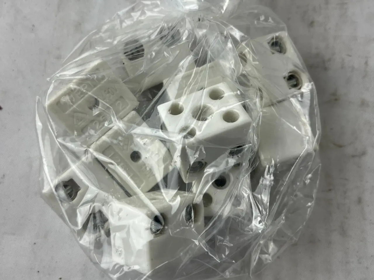 Billede 2 - Werit 125-12 Ceramic Terminal Blocks 450V Heat