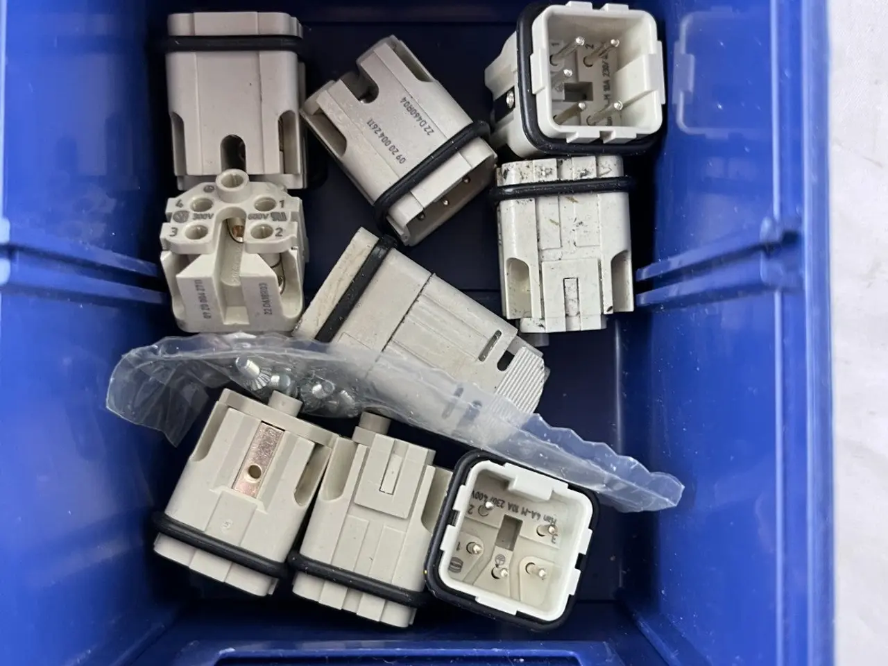 Billede 9 - Harting Han Q5/0-M-QL & Q5/0-F-QL Connectors parti