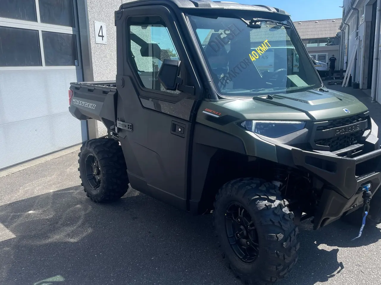 Billede 3 - Polaris Ranger Diesel 1000 EPS TRAKTOR Kabine m/varme - Traktor