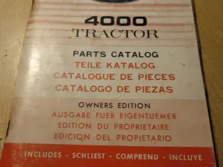 Instruktionbog for Ford 4000