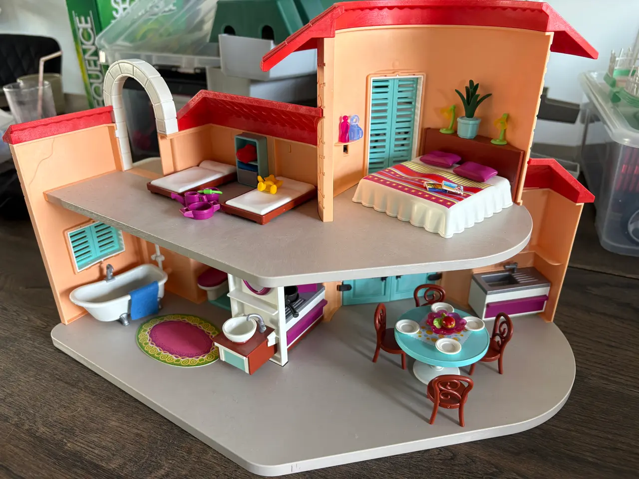 Billede 2 - PLAYMOBIL 9420 sommervillaen & 9422 swimmingpool