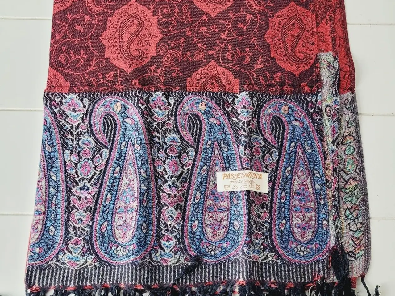 Billede 1 - ⭐️- Elegant og Blødt Pashmina Tørklæde - UBRUGT