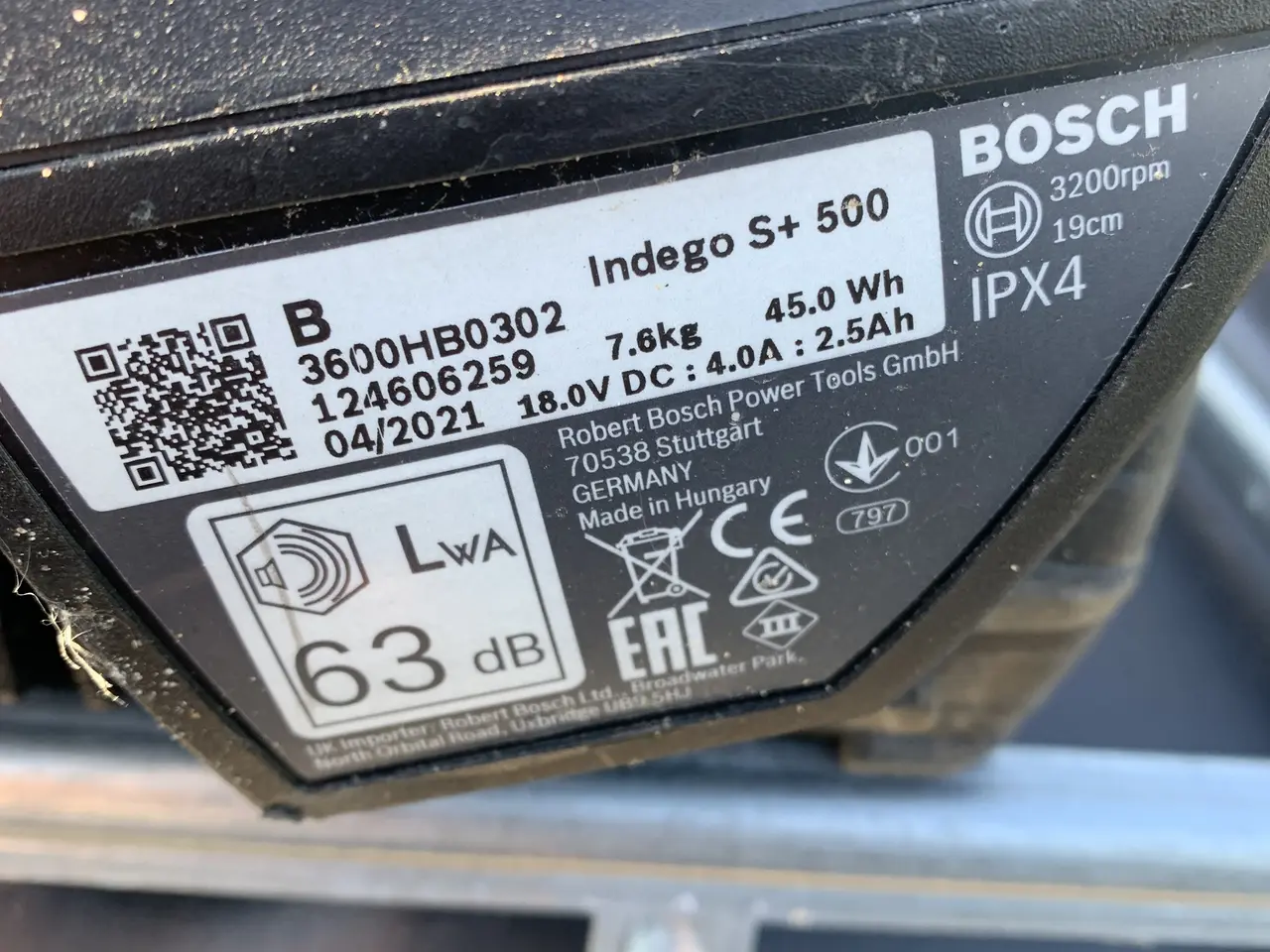 Billede 1 - Bosch Indego S+ 500