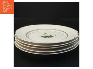 Frokost tallerkener Hjertegræs, Royal Copenhagen(str. 5 stk Ø 22 cm) fra Royal Copenhagen (str. 5 stk Ø 22 cm)