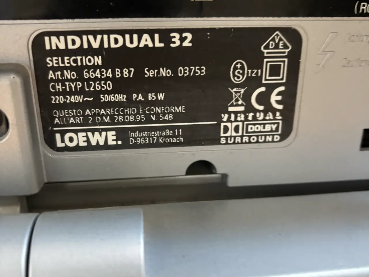 Billede 2 - Loewe Individual 32 Selection