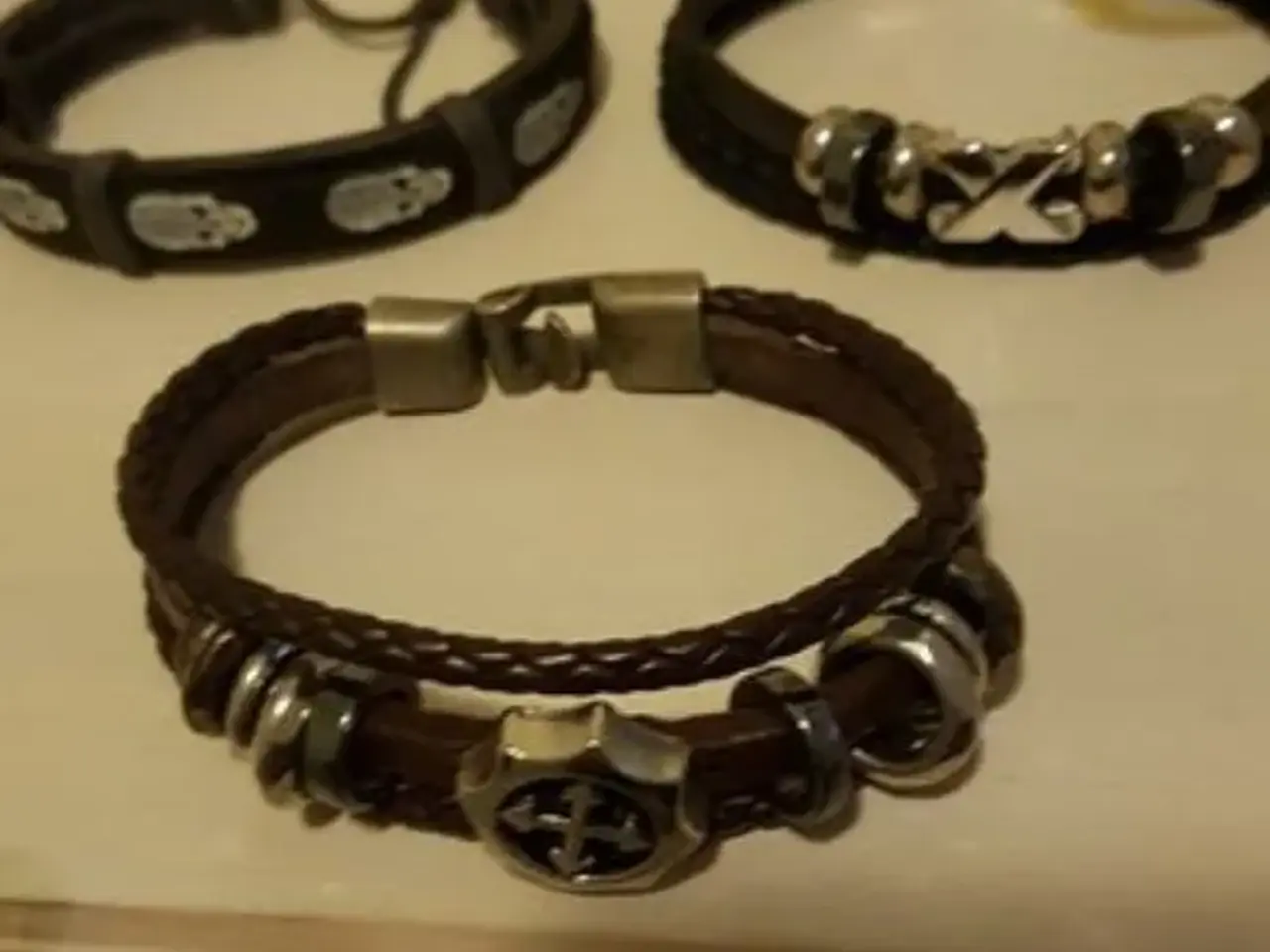 Billede 1 - Læder Armbånd