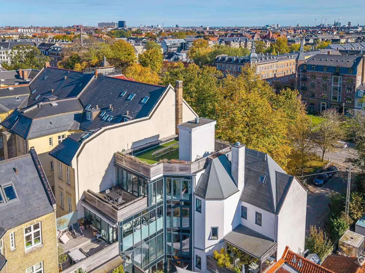 Billede 1 - Penthouse lejemål på 157 m² - Privat tagterrasse og elevator