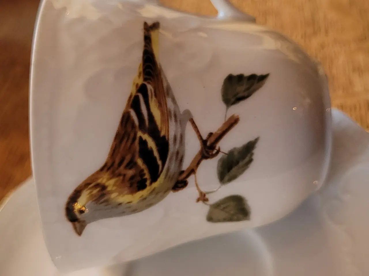 Billede 4 - Kaffekopper med fuglemotiver