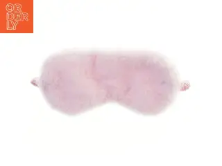 Fluffy, lyserød sovemaske (str. Ø 23 cm)