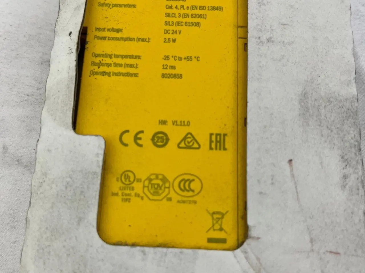 Billede 5 - SICK RLY3-OSSD100 sikkerhedsrelæ 24VDC Cat4 PL e