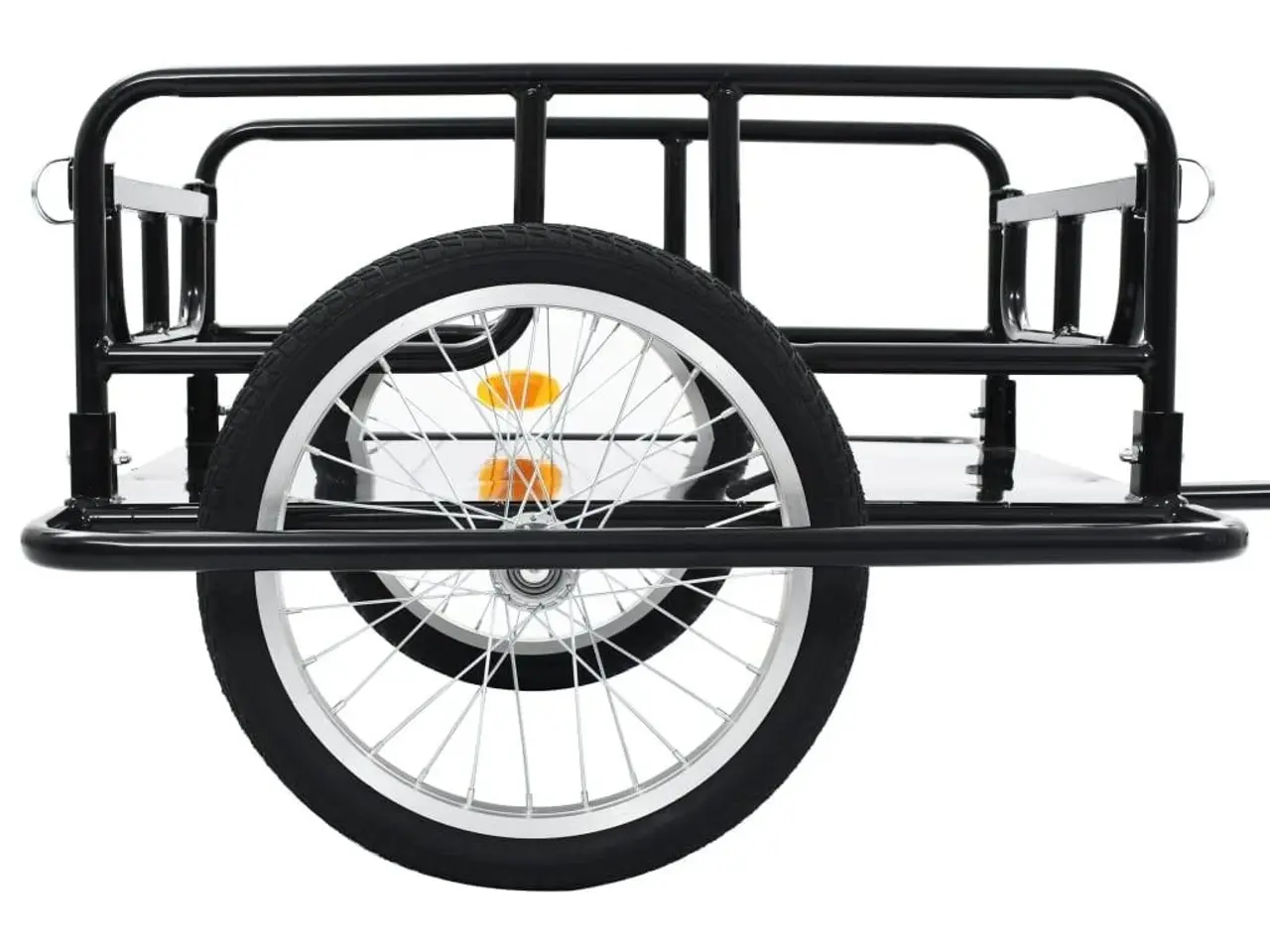 Billede 7 - Cykelanhænger 130 × 73 × 48,5 cm - stål, sort
