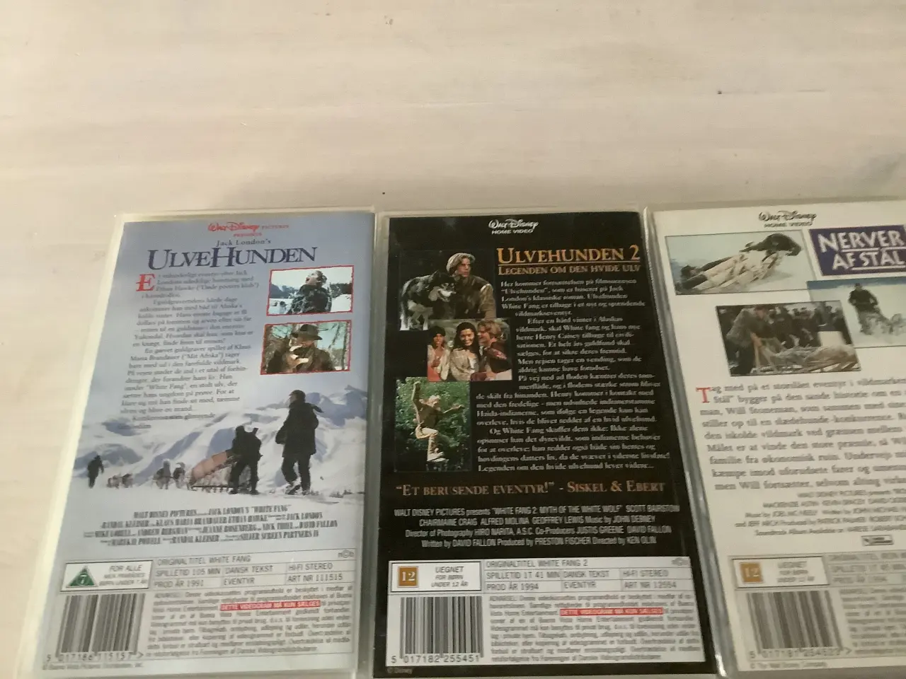 Billede 2 - Disney Ulvehunden/Ulvehunden2 /Nerver af stål vhs