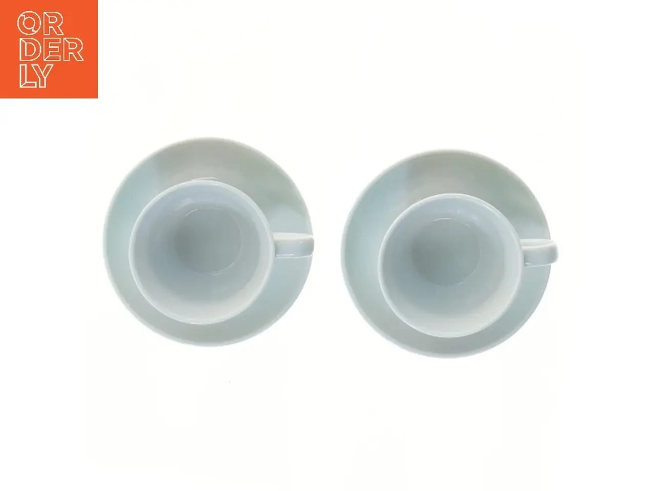 Billede 2 - Kaffekopper med underkopper fra Maisons (str. 2 stk Ø 9 & 14 cm)