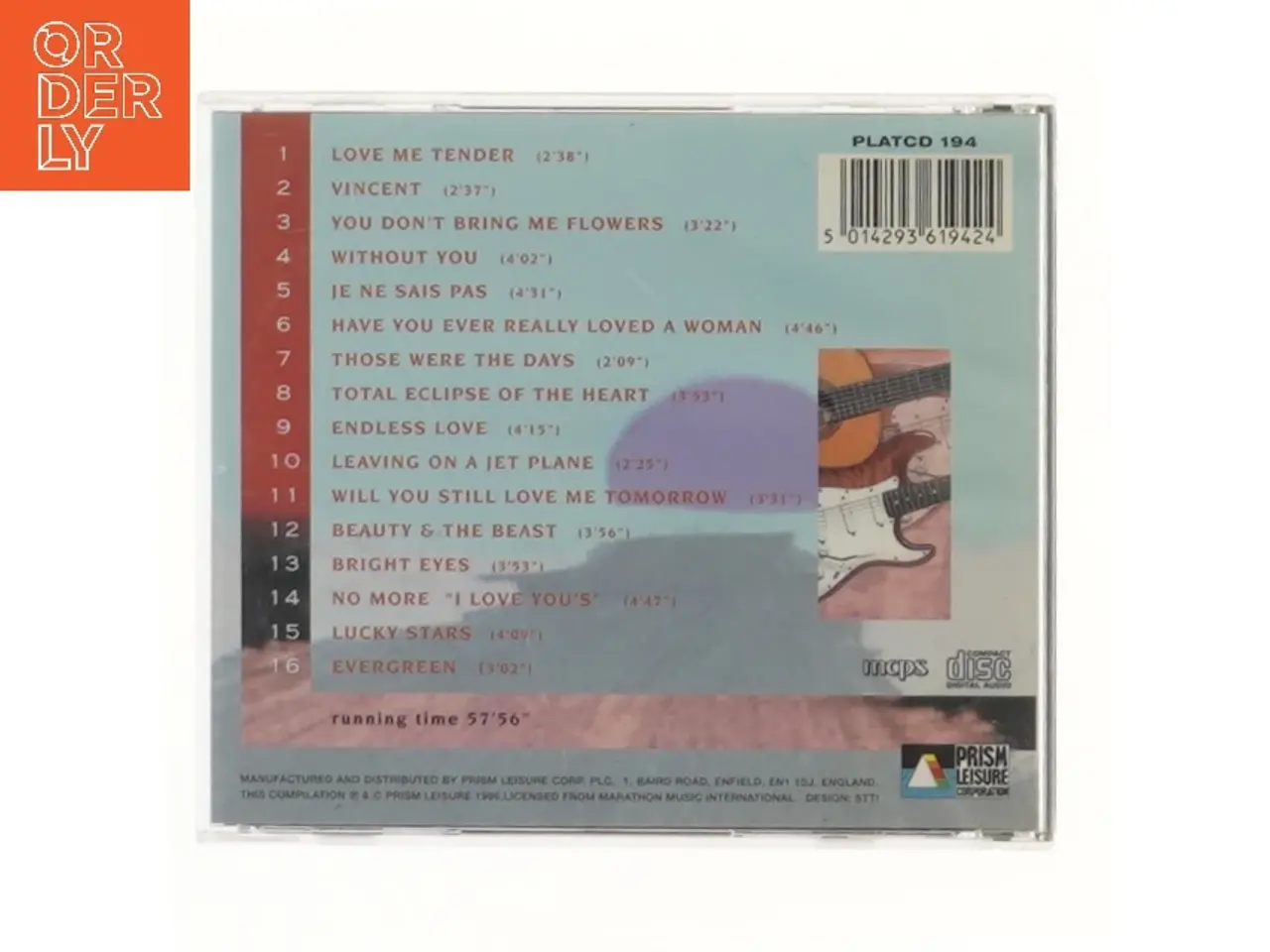 Billede 3 - CD: The Romantic Guitar fra Prism Leisure