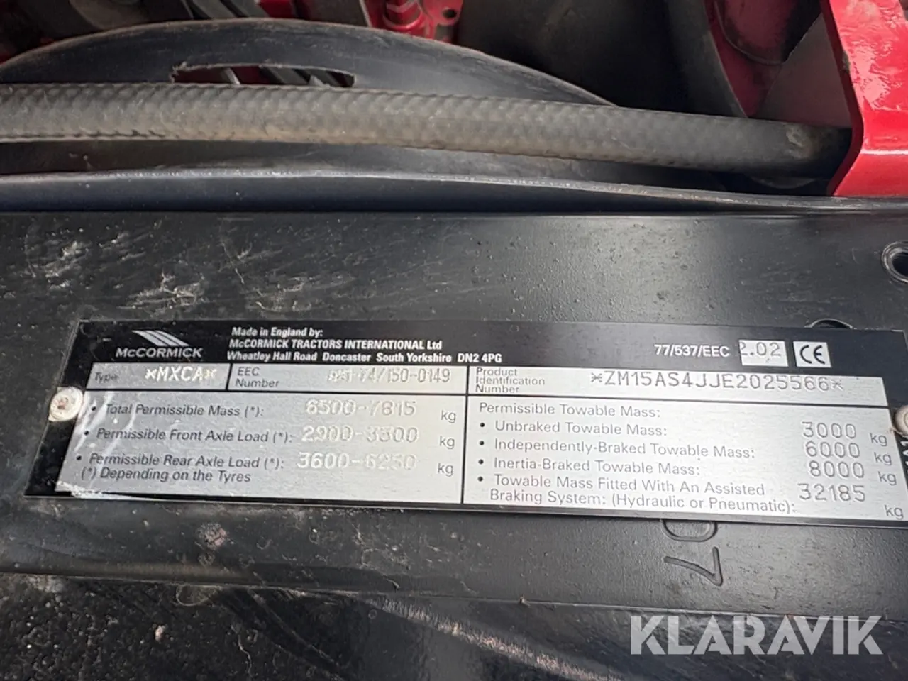 Billede 9 - Traktor McCormick MC115
