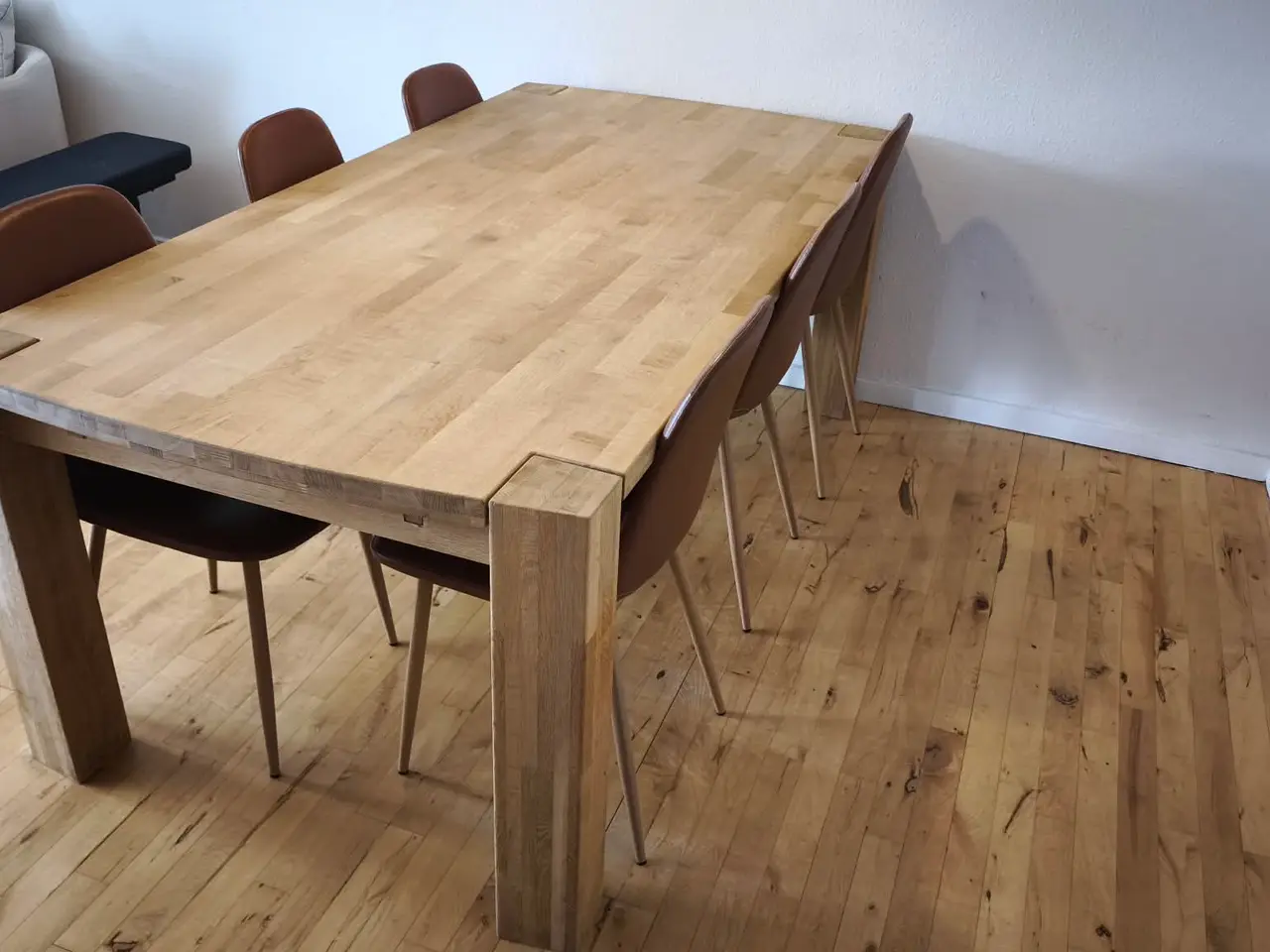 Billede 3 - Spisebord med 6 stole 