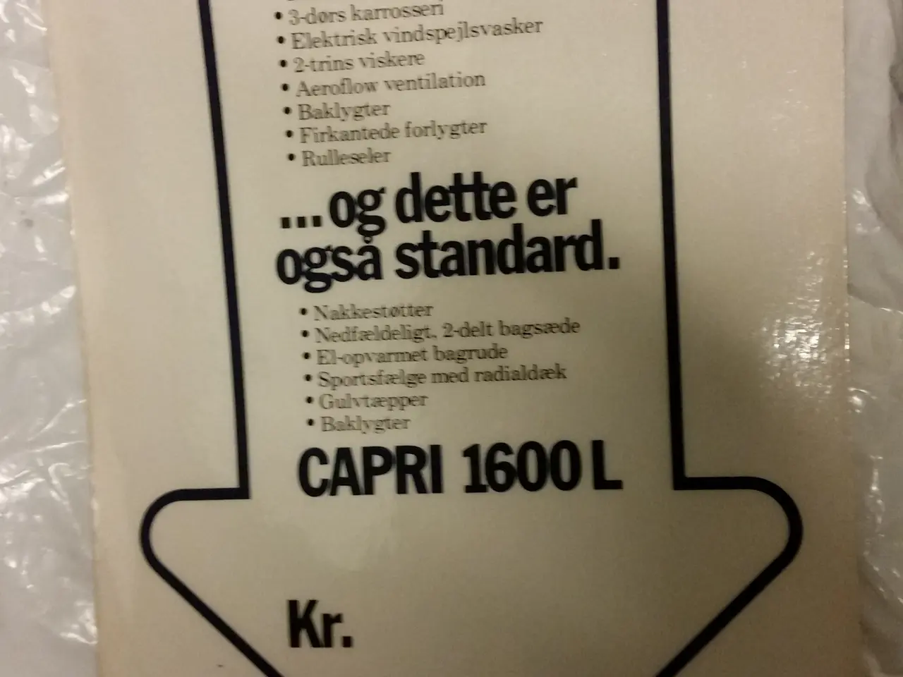 Billede 4 - Ford Capri instruktionsbøger m.v.