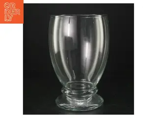 Gennemsigtig glasvase (str. 19 cm)