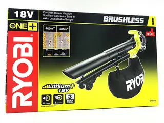 Løvblæser og havesuger 18V - Ryobi One+ OBV18 (uden batteri)