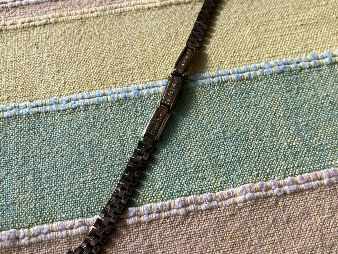 Billede 3 - Forgyldt armbånd - messing/ kobber?