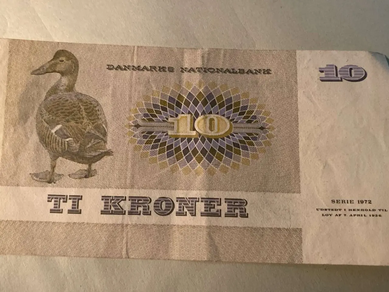 Billede 3 - Dansk 10 kr. seddel
