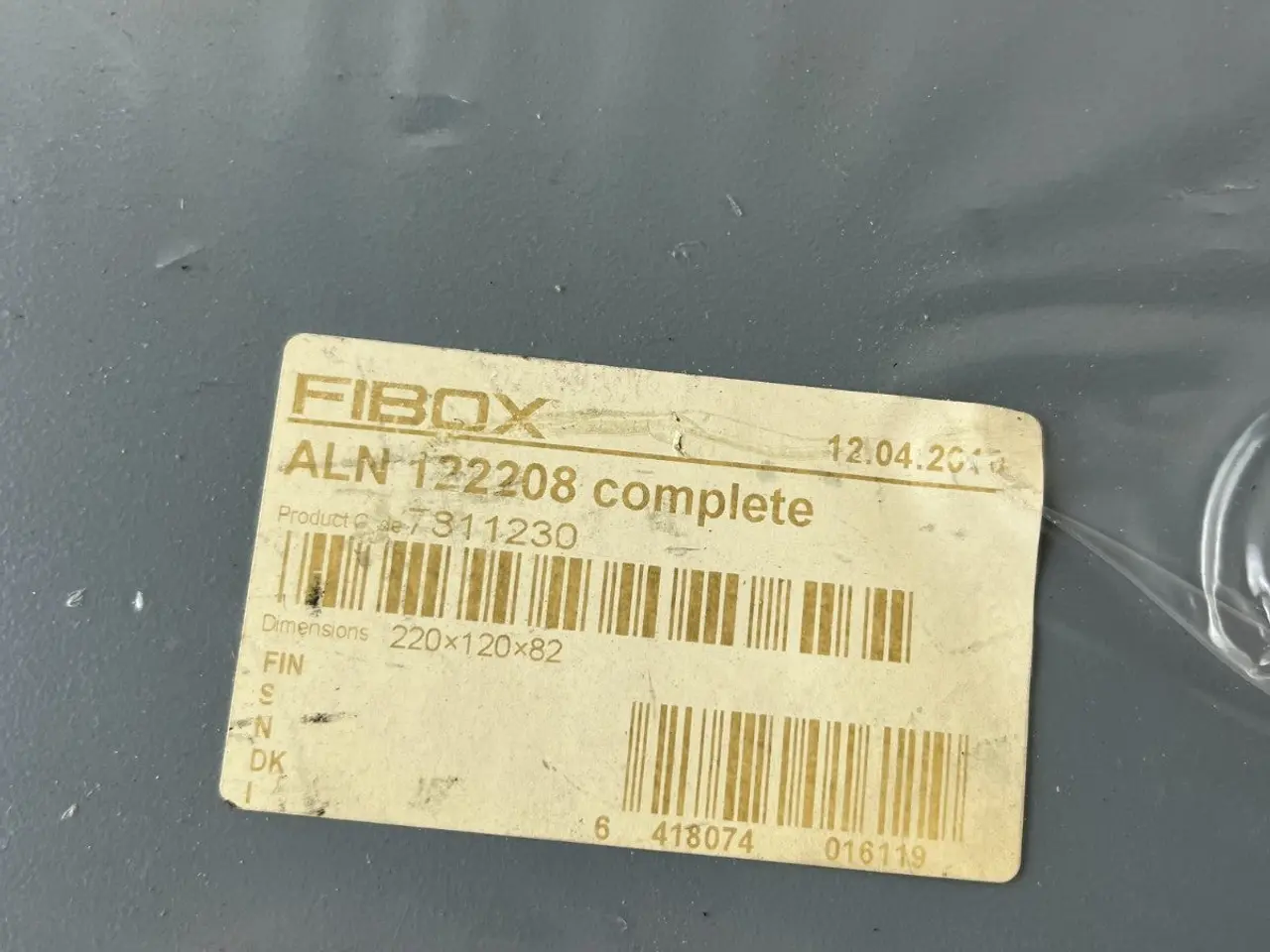 Billede 3 - Fibox ALN 122208 Complete kabinet 220x120x82mm