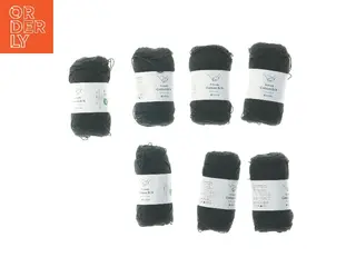 7 nøgler sort Friends Cotton 8/4 garn fra Hobbii (str. 7 stk 160 m cm)