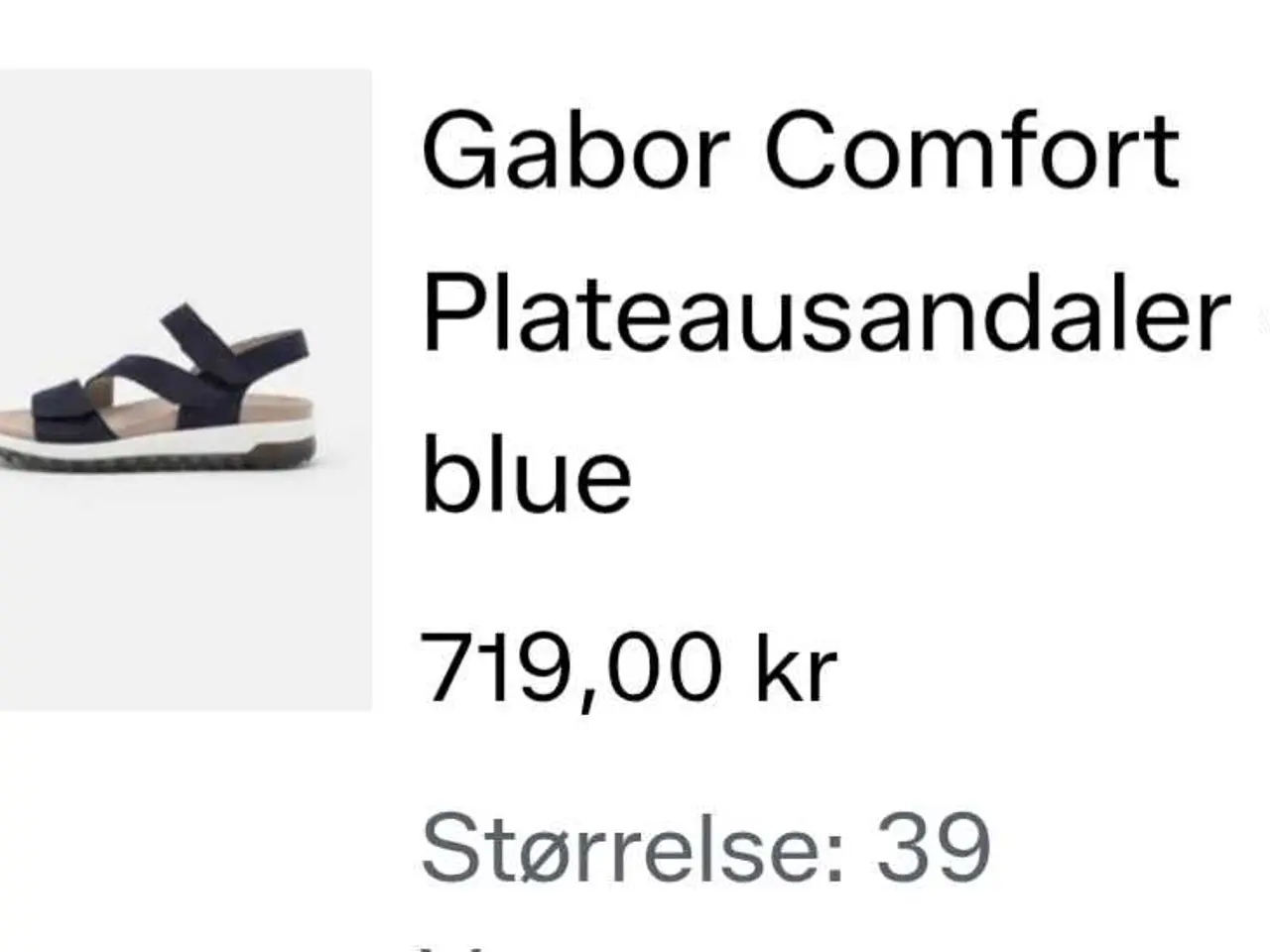 Billede 9 - Gabor sandaler str 39