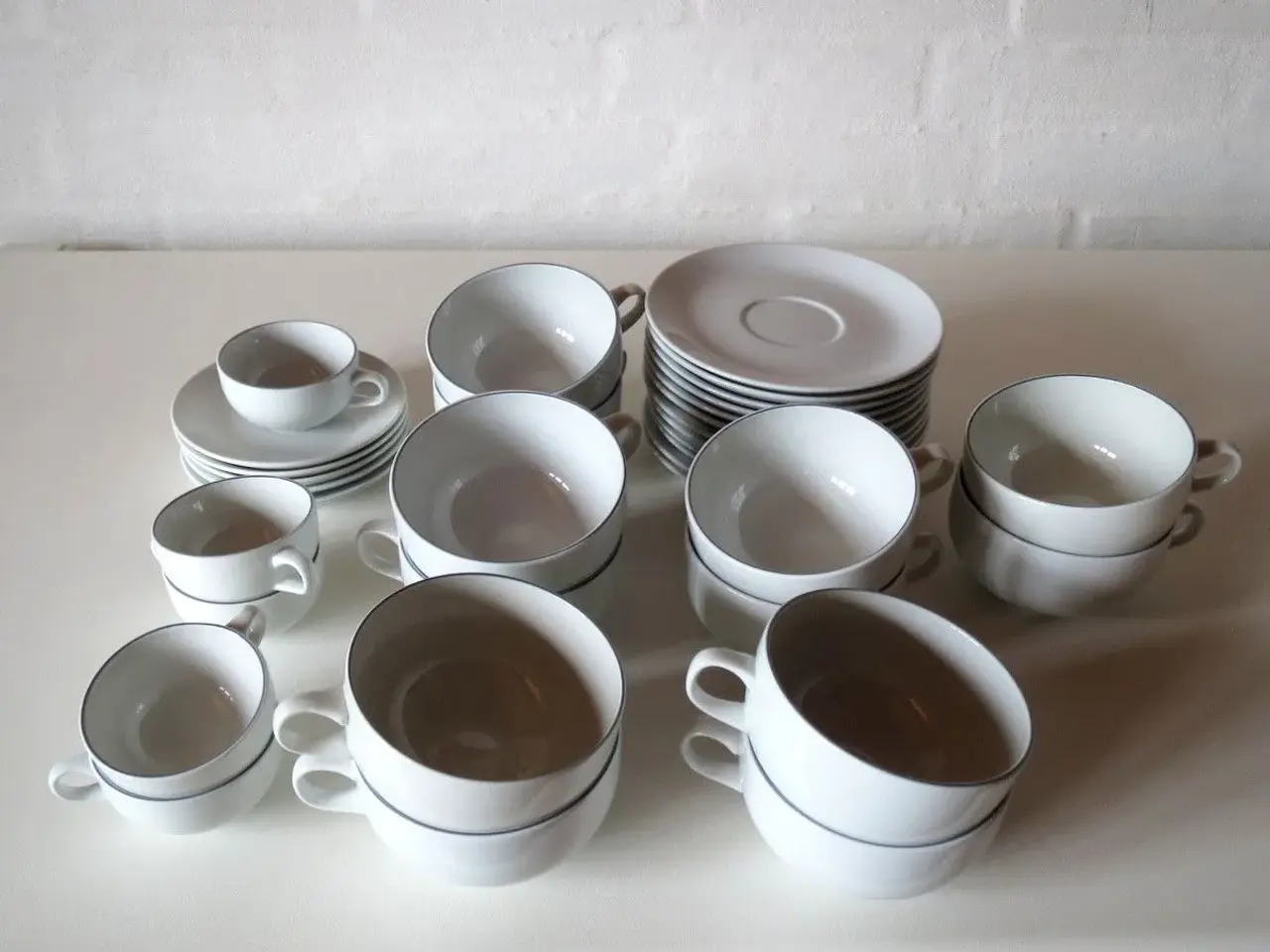 Billede 3 - 14 dele blåkant, Royal Copenhagen