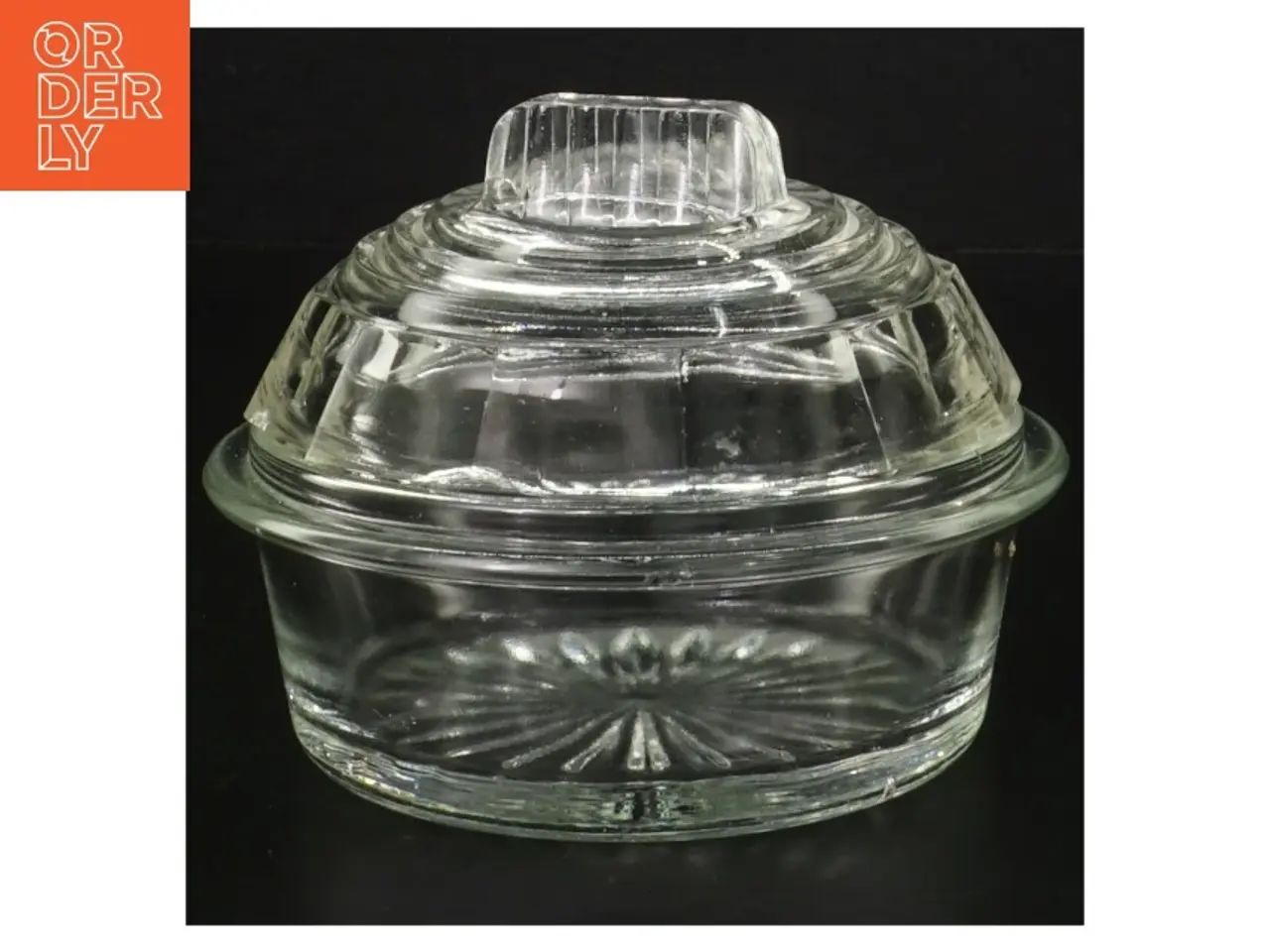 Billede 2 - Glas serveringsskål med låg (str. 11 cm)