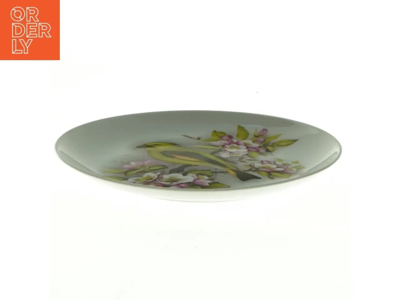 Billede 4 - Dekorativ porcelænstallerken med fuglemotiv fra Kaiser (str. Diameter, 20 cm)