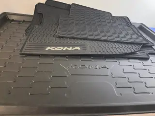 gummi måtter og bagagerumsmåtte til Hyundai Kona 