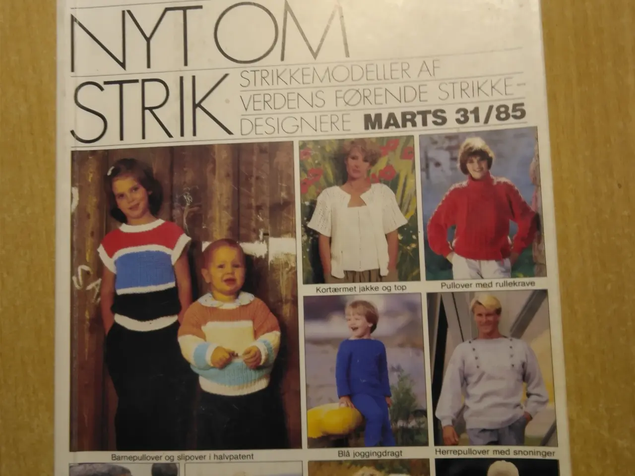 Billede 3 - Nyt om strik  fra midt 1980 rene 