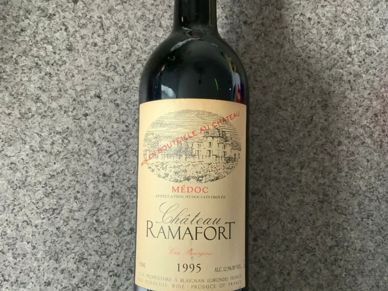 Billede 1 - Rødvin, 1995 Medoc Chateau Ramafort
