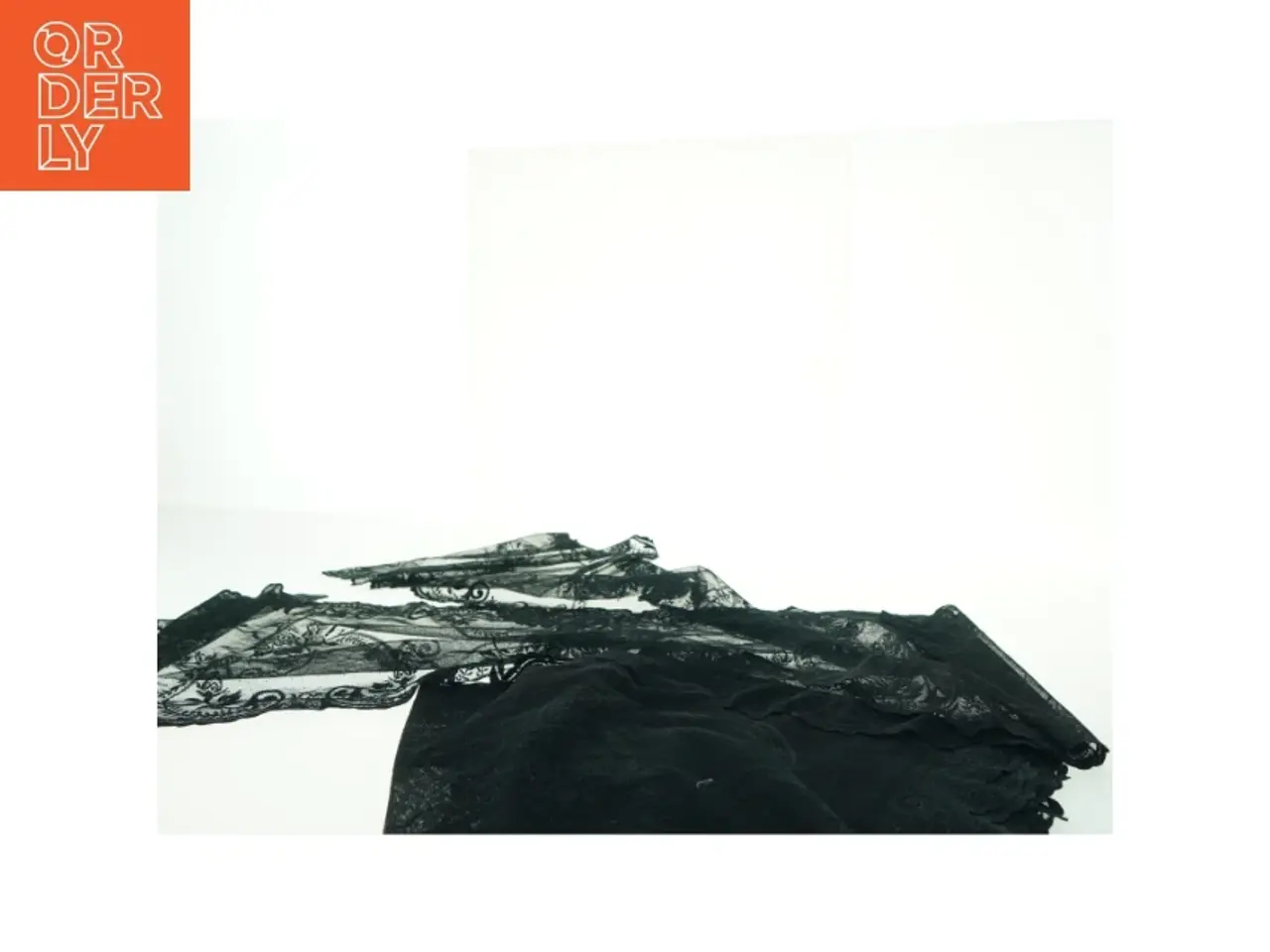 Billede 8 - 3 Sort blonder (str. 215x35 cm)