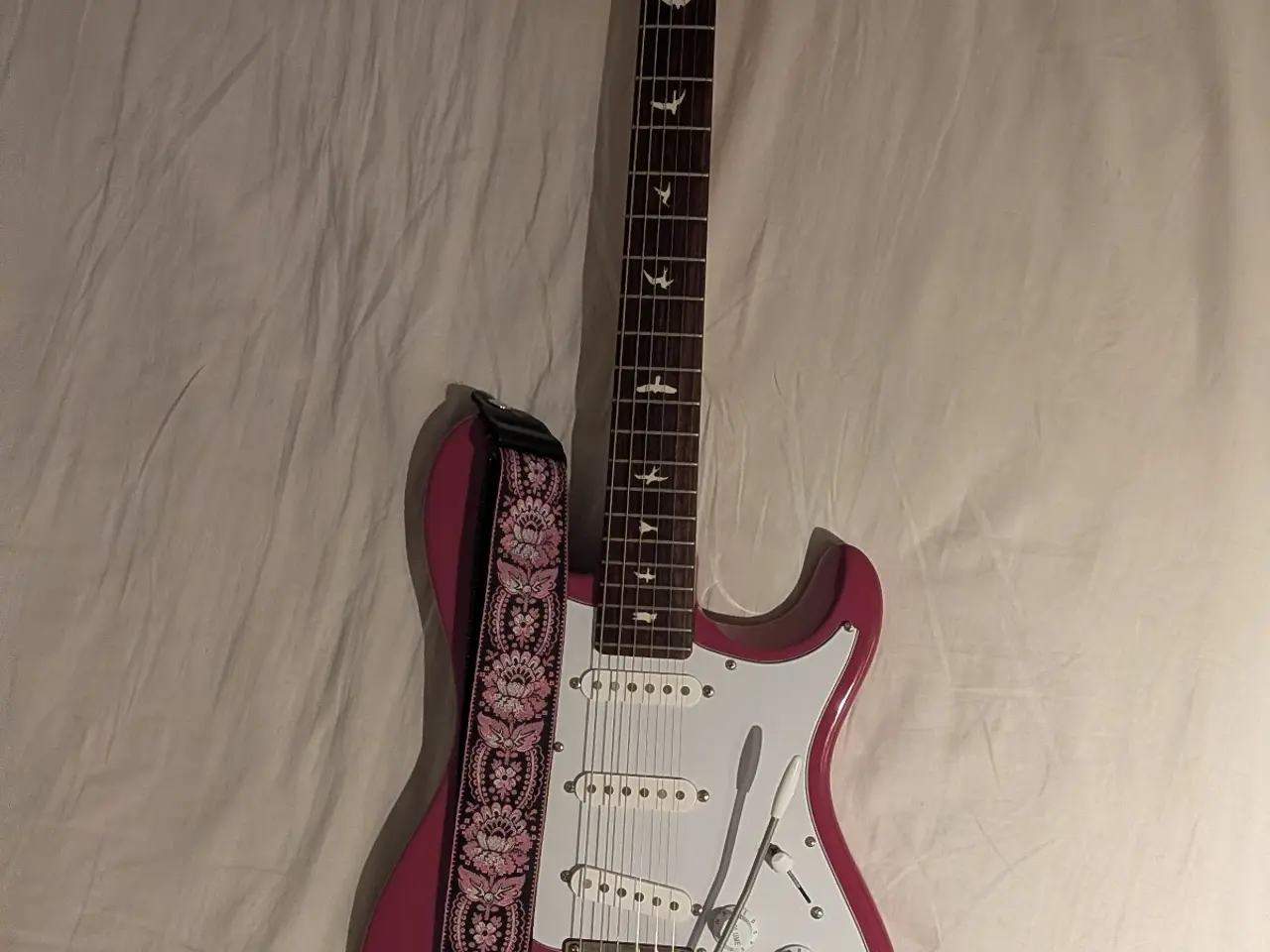 Billede 1 - PRS SE Silver Sky Dragon fruit + Taske