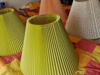 Lampeskærme plisse store