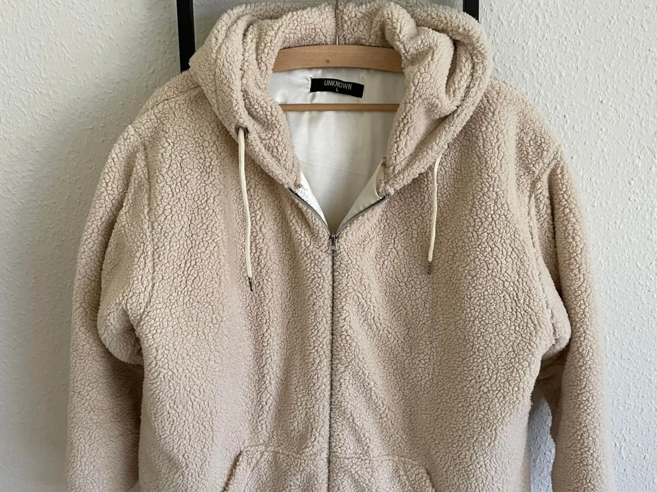 Billede 1 - Herre Fluffy teddy bear jakke str. L - helt NY