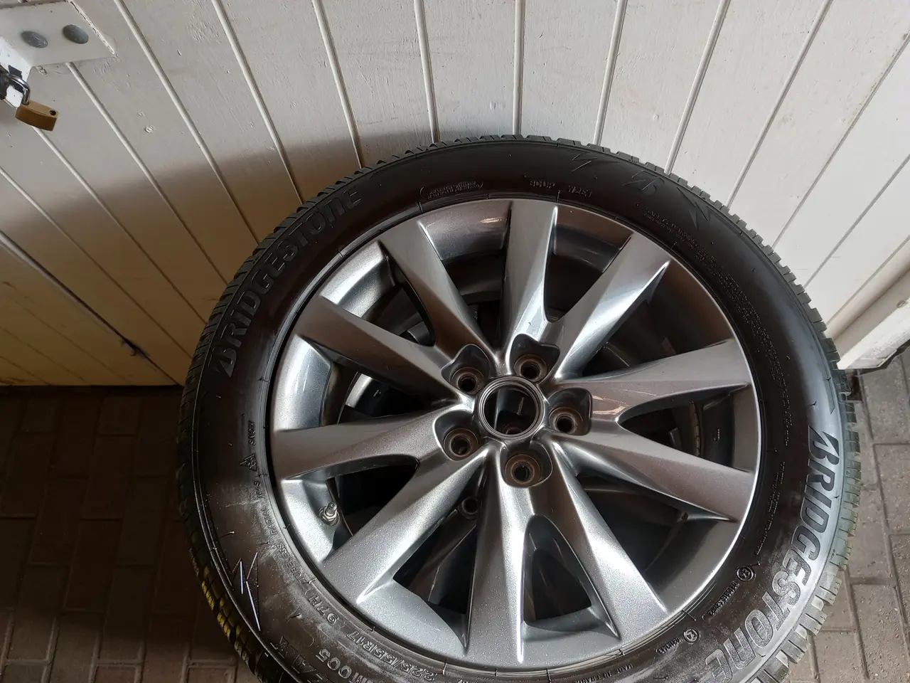 Billede 11 - Originale vinterhjul 17" Mazda, Tpms, Bridgestone