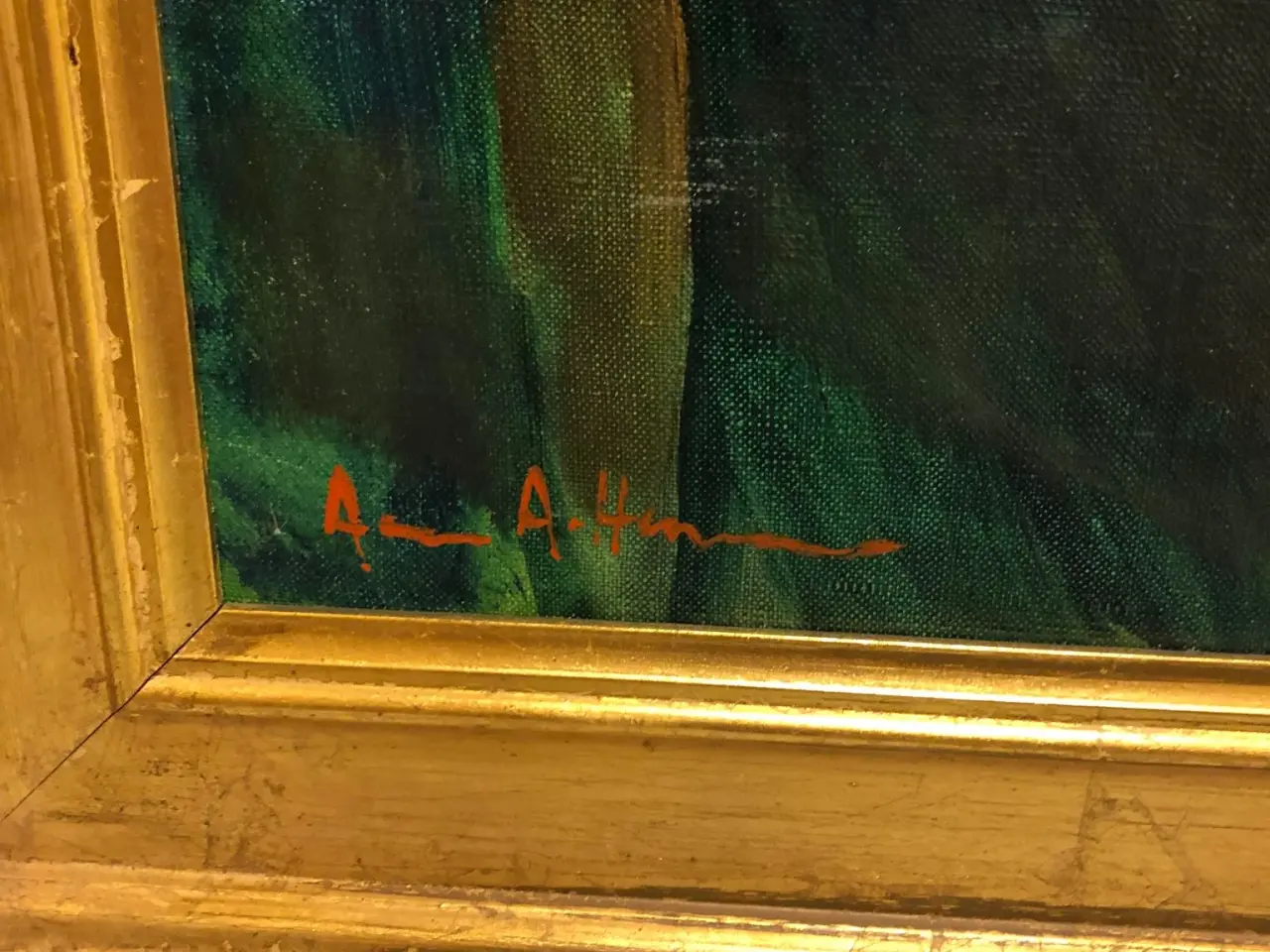 Billede 2 - Maleri af Arne A. Hansen