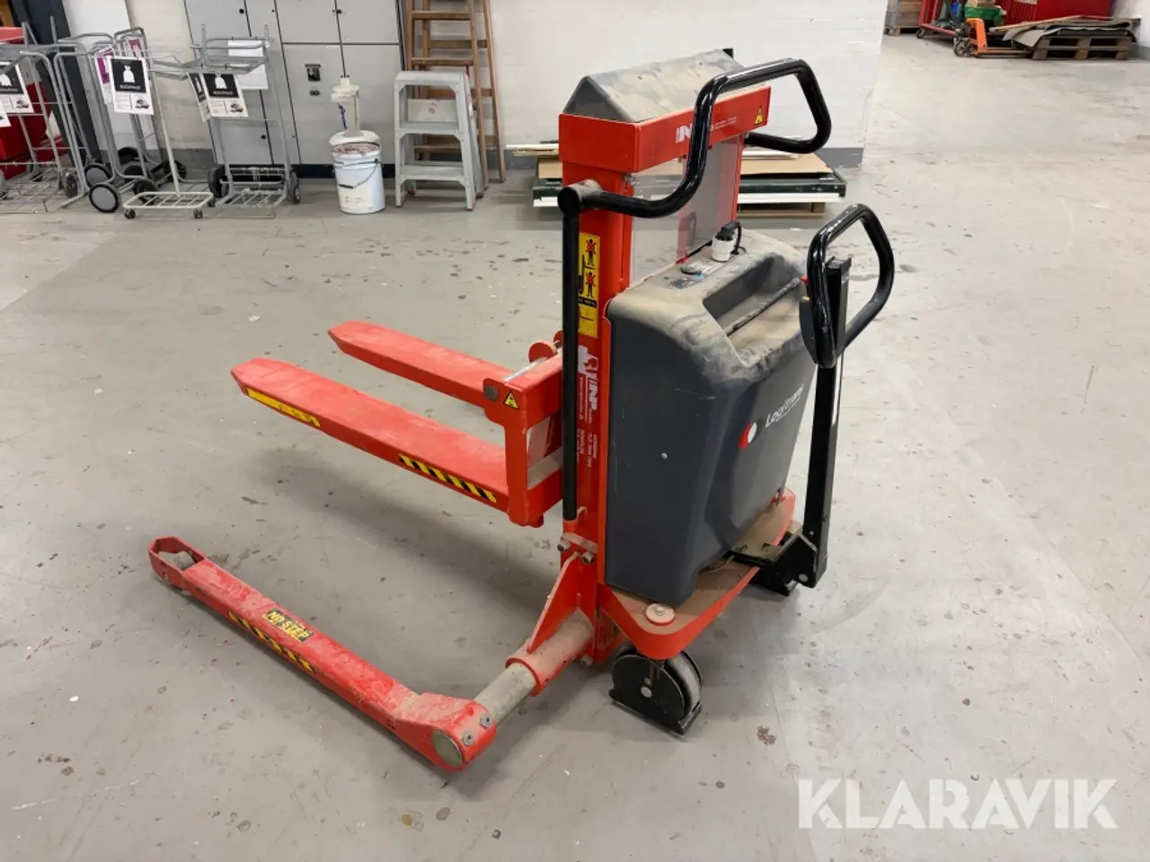 Billede 2 - Palleløfter med el-hejs Logitrans ELFS 1001/890 1000kg