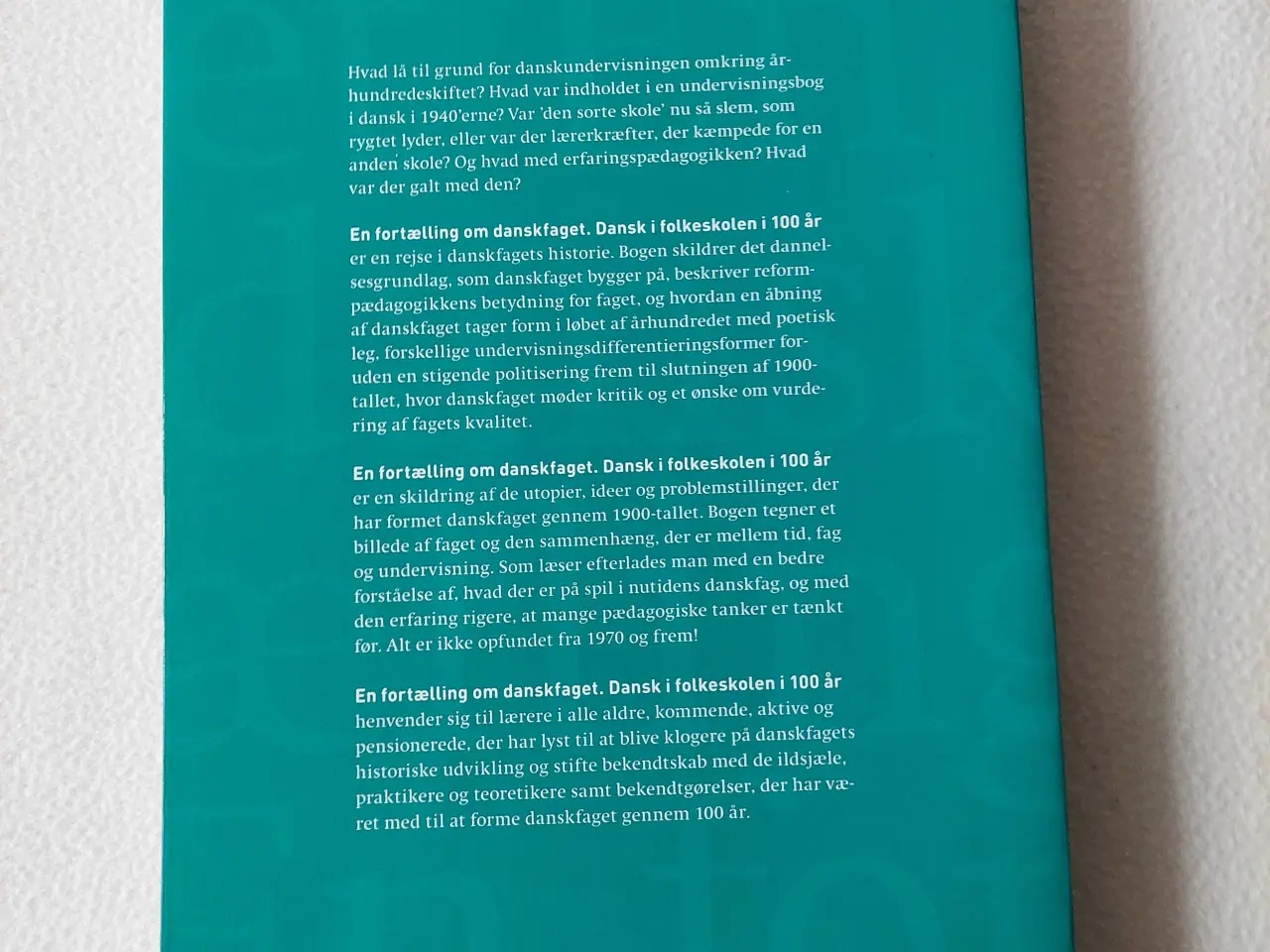 Billede 2 - EN FORTÆLLING OM DANSKFAGET