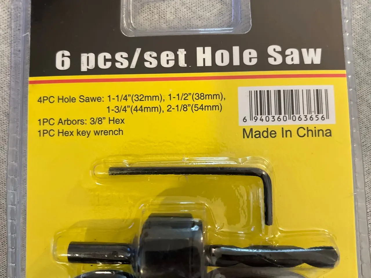 Billede 2 - Hole saw sæt 6 dele kopbor