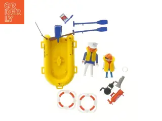 Redningsbåd fra Playmobil (str. 12x8 cm)